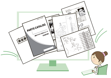 パーツカタログイメージ図